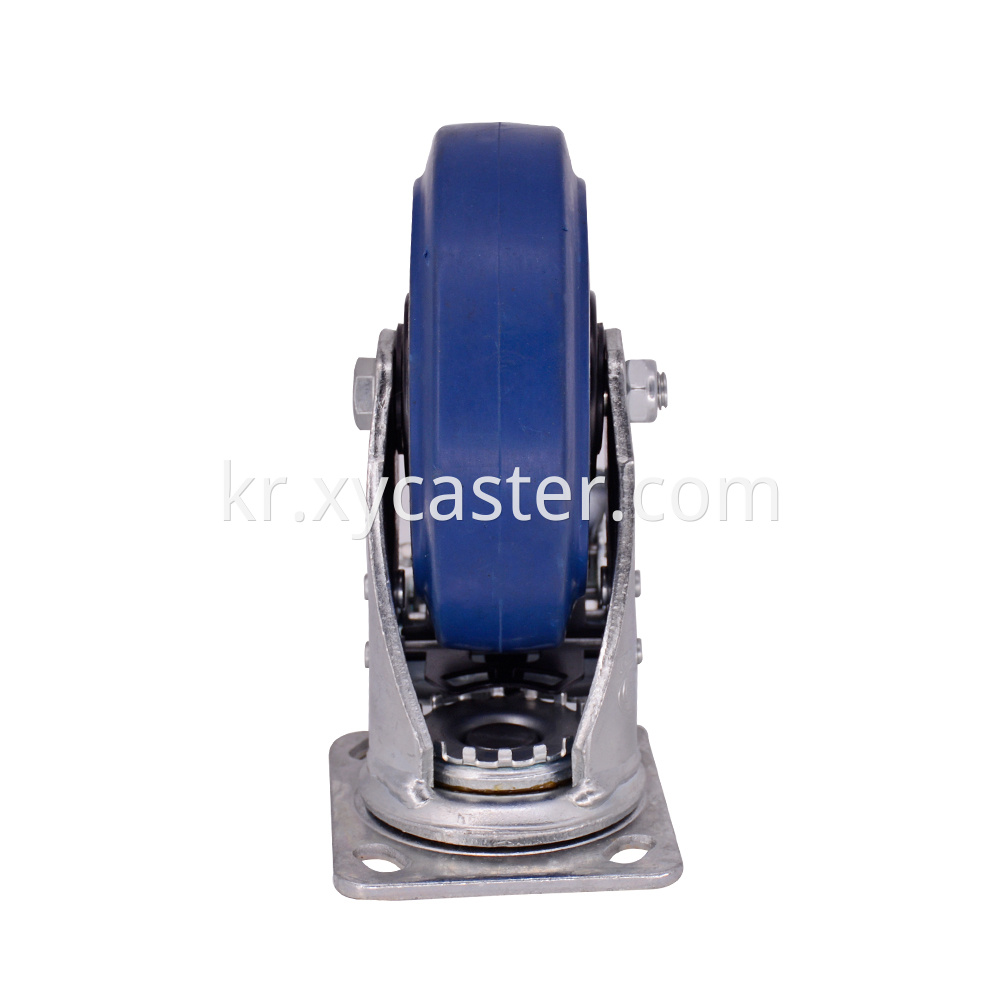 6 Inch Rubber Wheel Caster With Brake